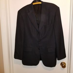 Haggar Mens Linen Blend Navy Sports Jacket…